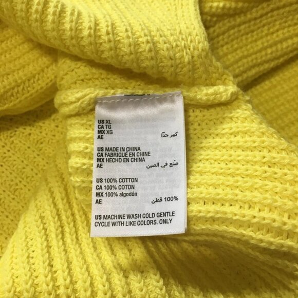 Style & Co Cotton V-Neck Tunic Sweater,Sunray-XLarge,NWT - Picture 6 of 6